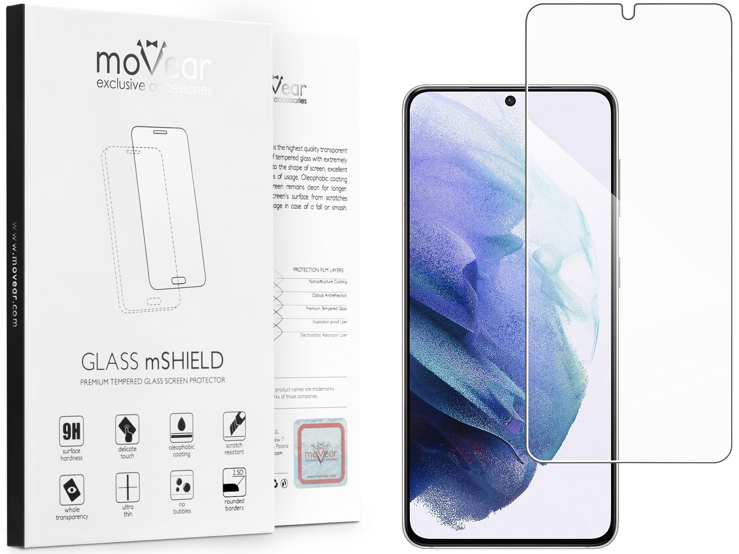

Szkło hartowane na Samsung Galaxy S21 Movear