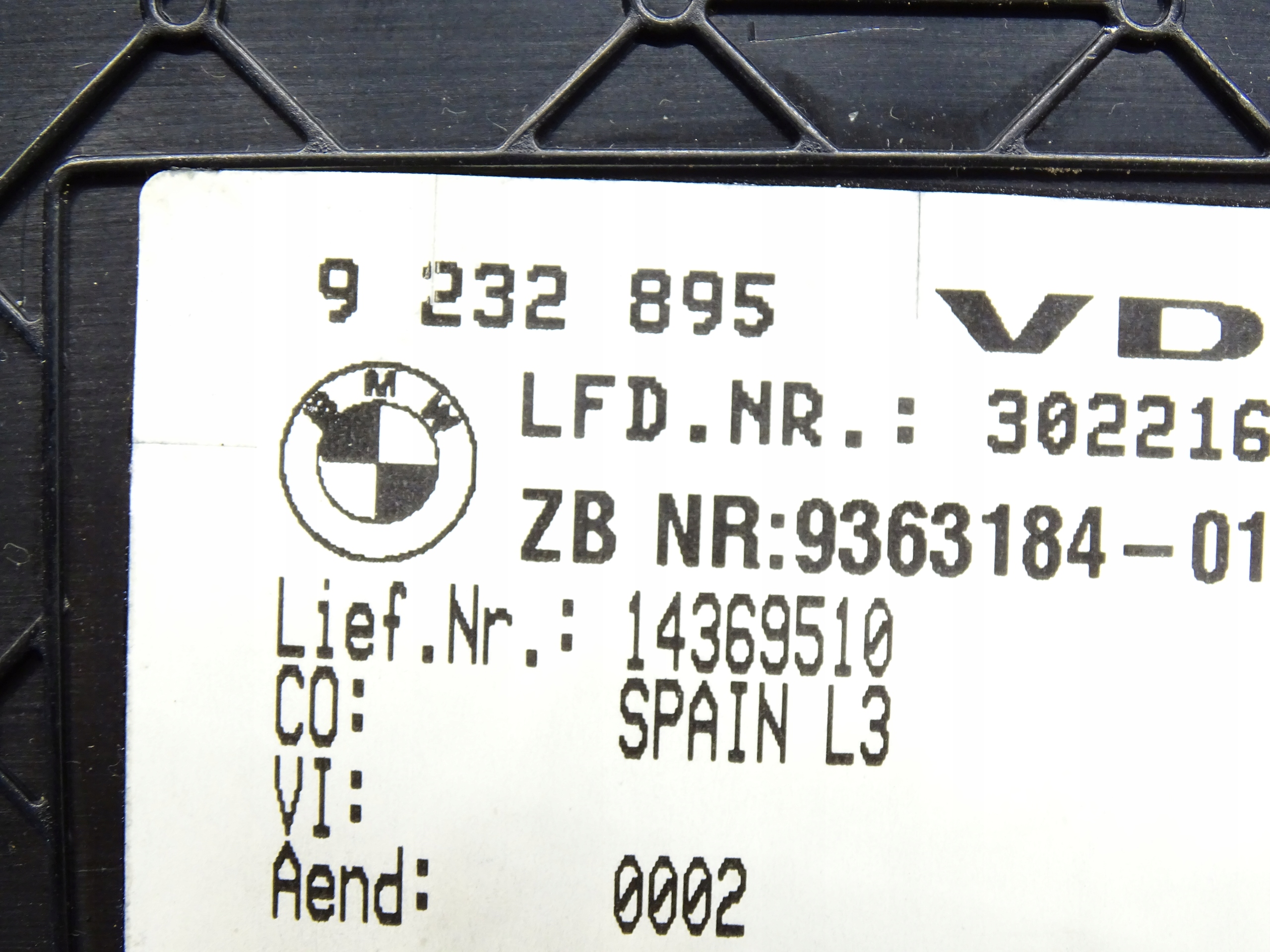 dials dials BMW F30 UK 9232895