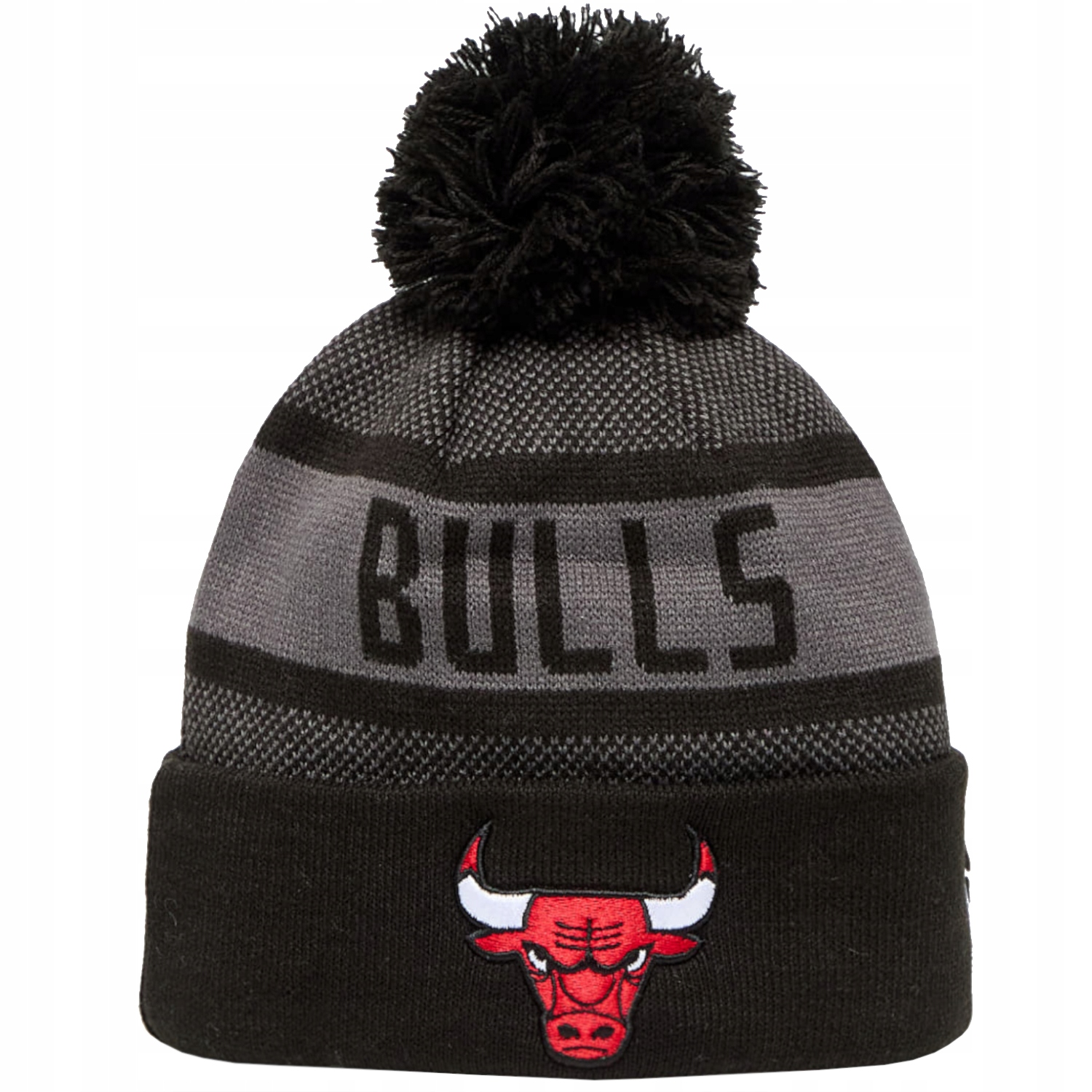 New Era Jake Cuff Beanie Chicago Bulls Hat [osfm] Čepice Akryl Šedá