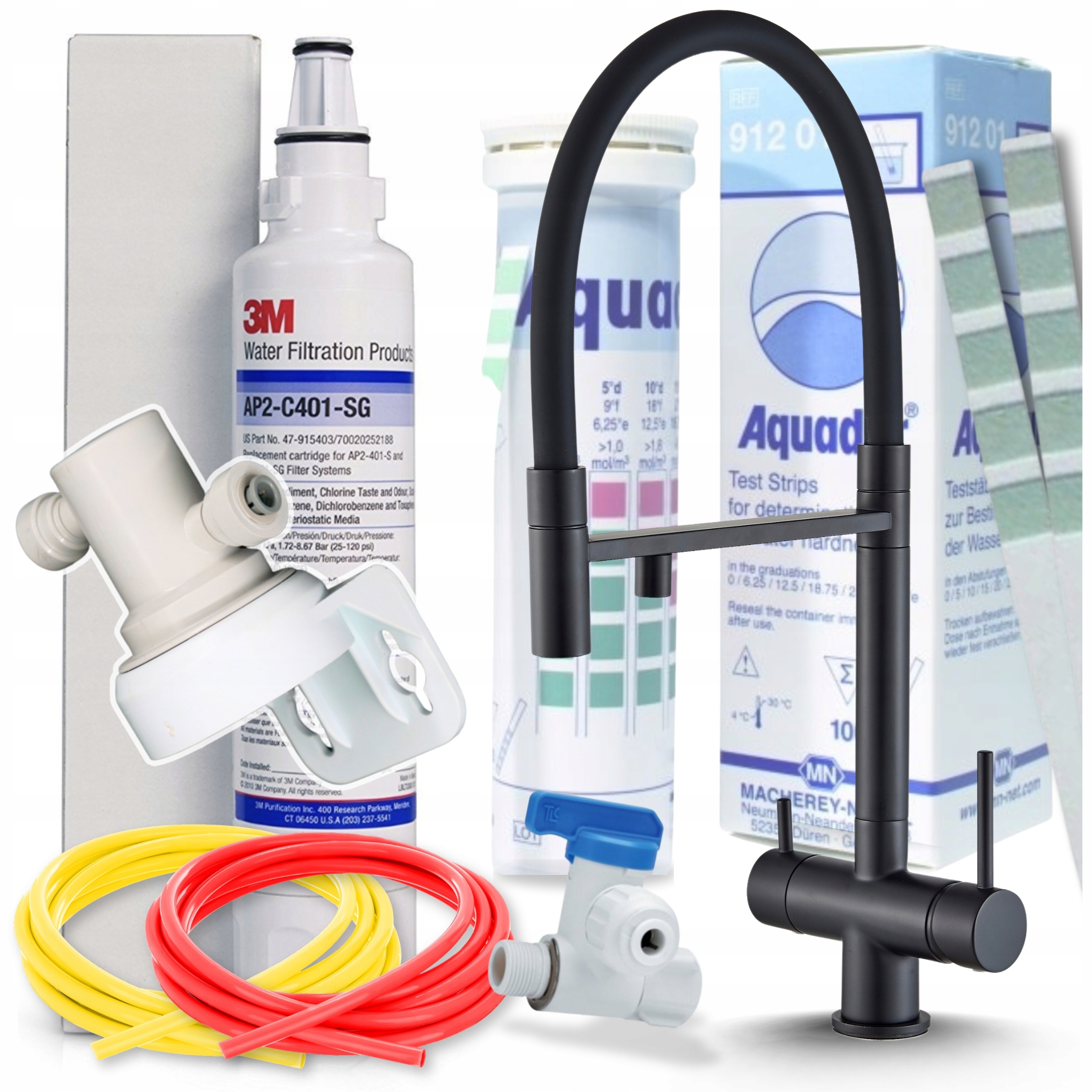 Sada na filtrovanie vody Kuchynský filter Trojcestná batéria Kohútik do kuchyne