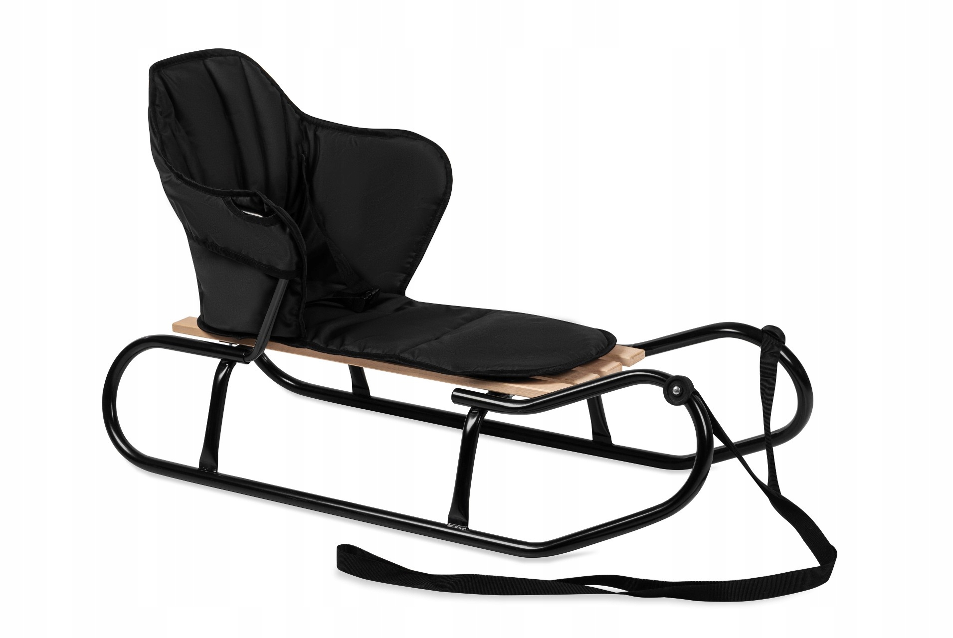 Sanki dla dzieci i dorosłych oparcie materacyk