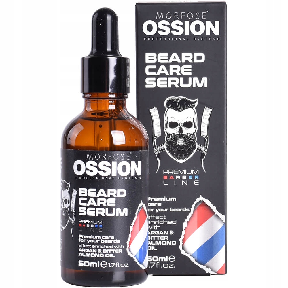 MORFOSE OSSION BEARD CARE SERUM DO BRODY OLEJEK ARGANOWY I MIGAŁOWY 50ML