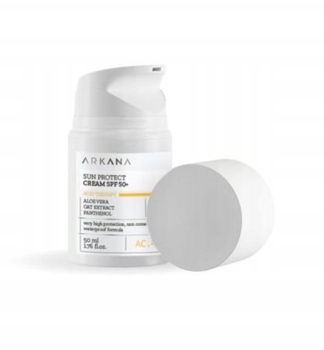 Arkana Sun Protect SPF50+ Krem ochronny z filtrem SPF50 nowa formuła 50ml