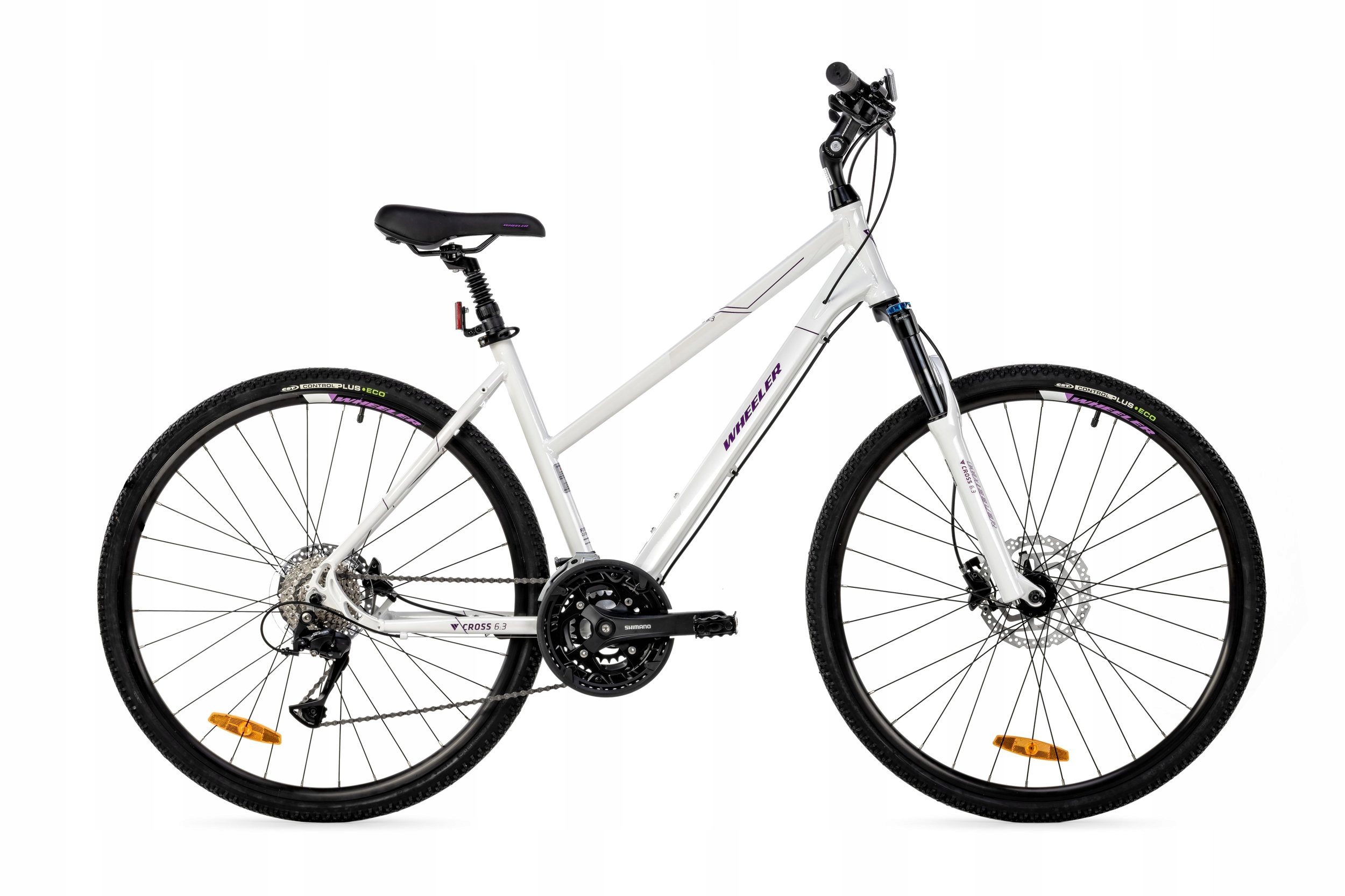 Rower crossowy Wheeler Cross 6.3 rama 44 cm koło 28" biały