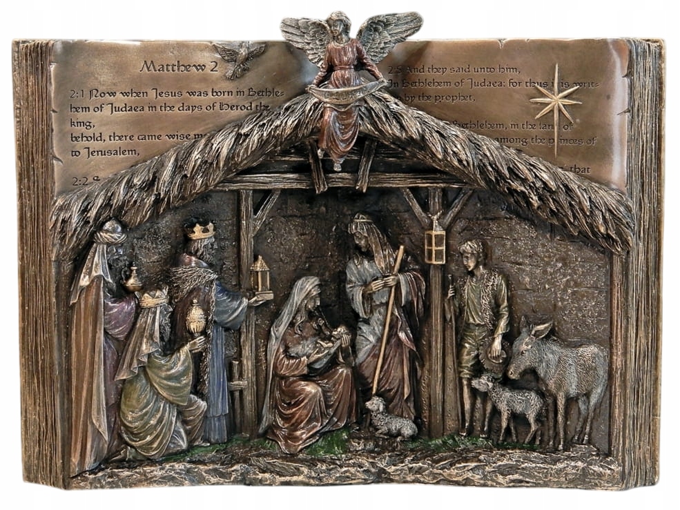 Elegantná Vianočný Betlehem V Knihe – Umenie A Spiritualita Veronese