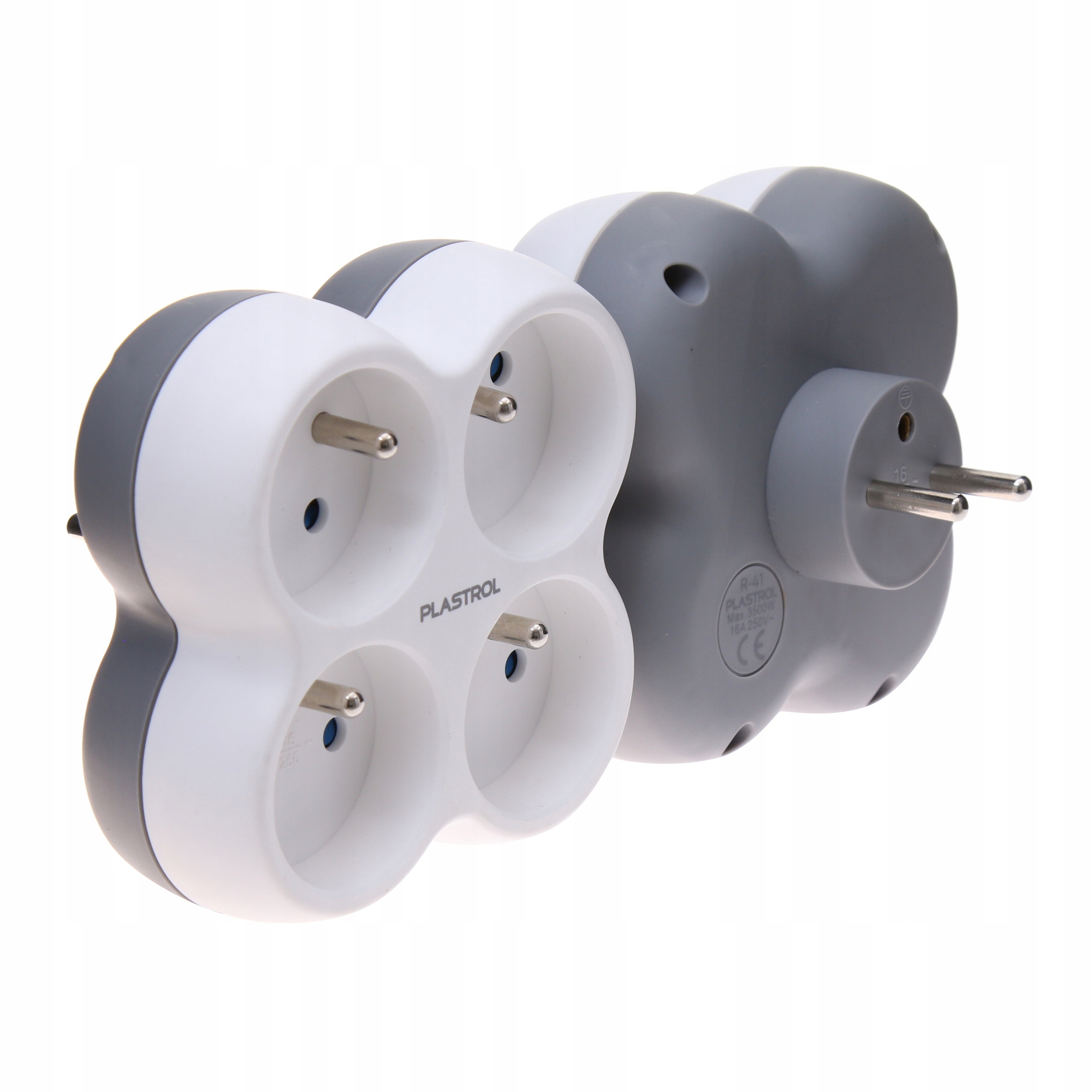 PRZEJŚCIÓWKA ADAPTER ROZGAŁĘZIACZ 16A GNIAZDKA x4