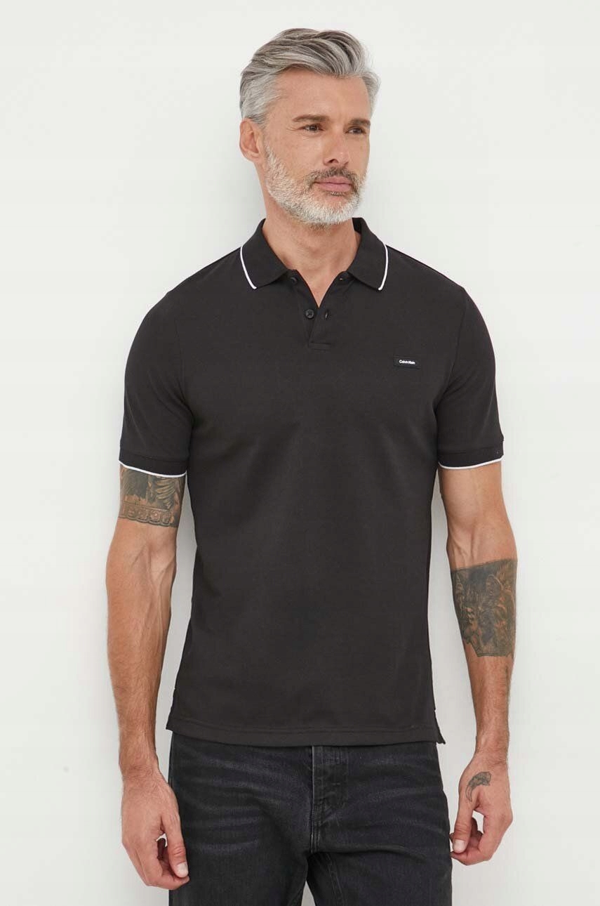 Calvin Klein Polokošile Slimm Fit Strech Pique Tipping K10K111869 R M