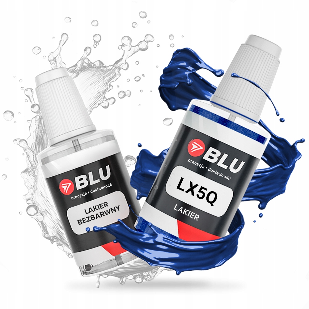 Lakier zaprawka samochodowa LX5Q Klar niebieski scubablau do Audi 20ml Blu
