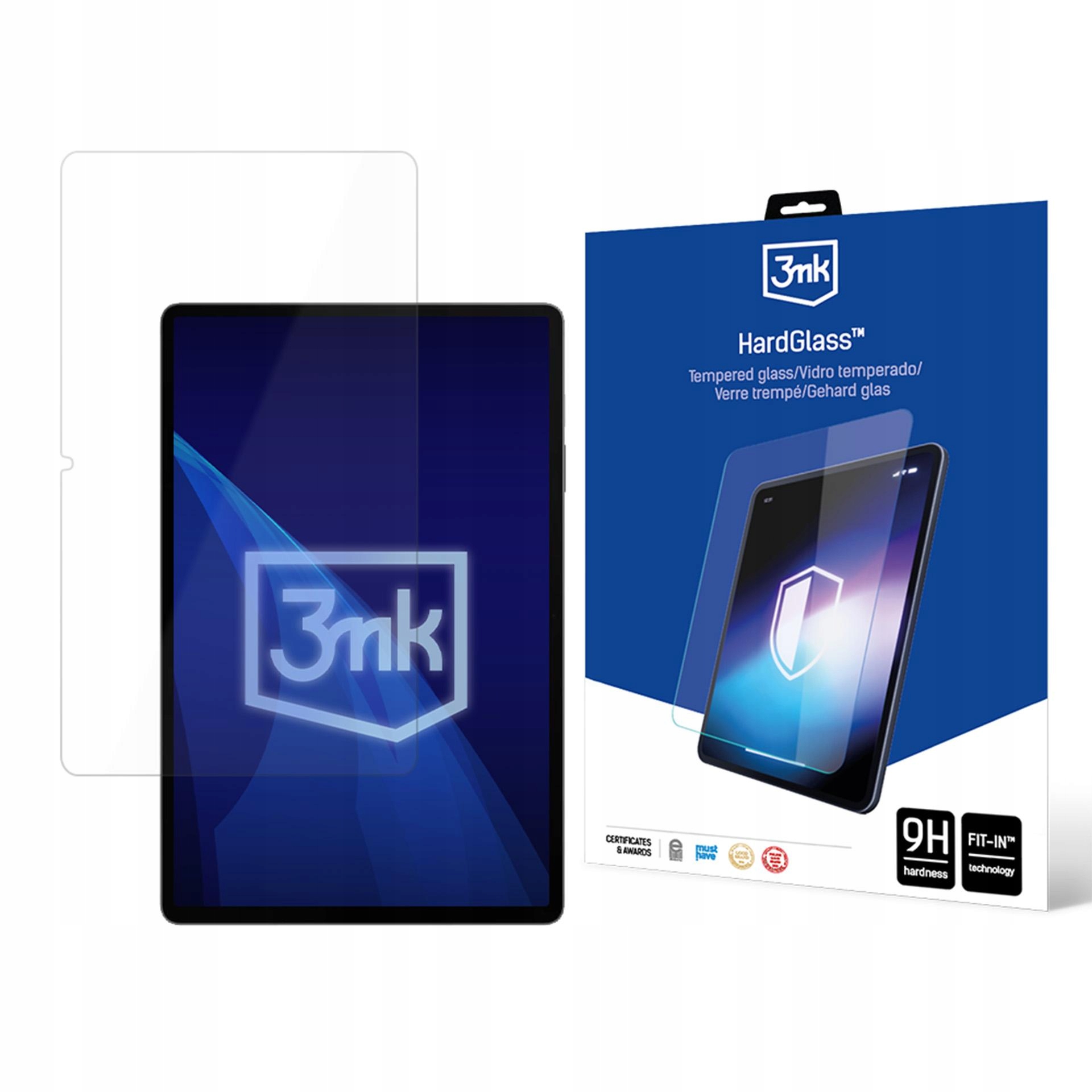 Tvrzené sklo 9H na displej pro Samsung Galaxy Tab S9+ 3mk HardGlass