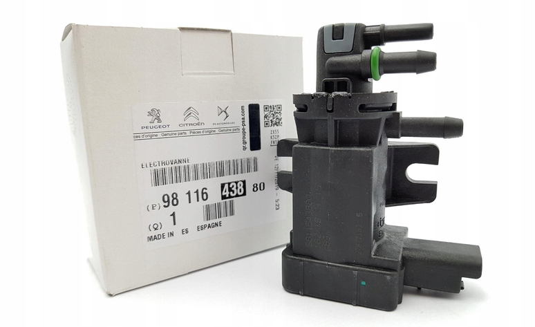 9811643880 - ЭЛЕКТРОМАГНИТНЫЙ КЛАПАН ТУРБИНЫ CITROEN PEUGEOT 1.6 HDI 8V