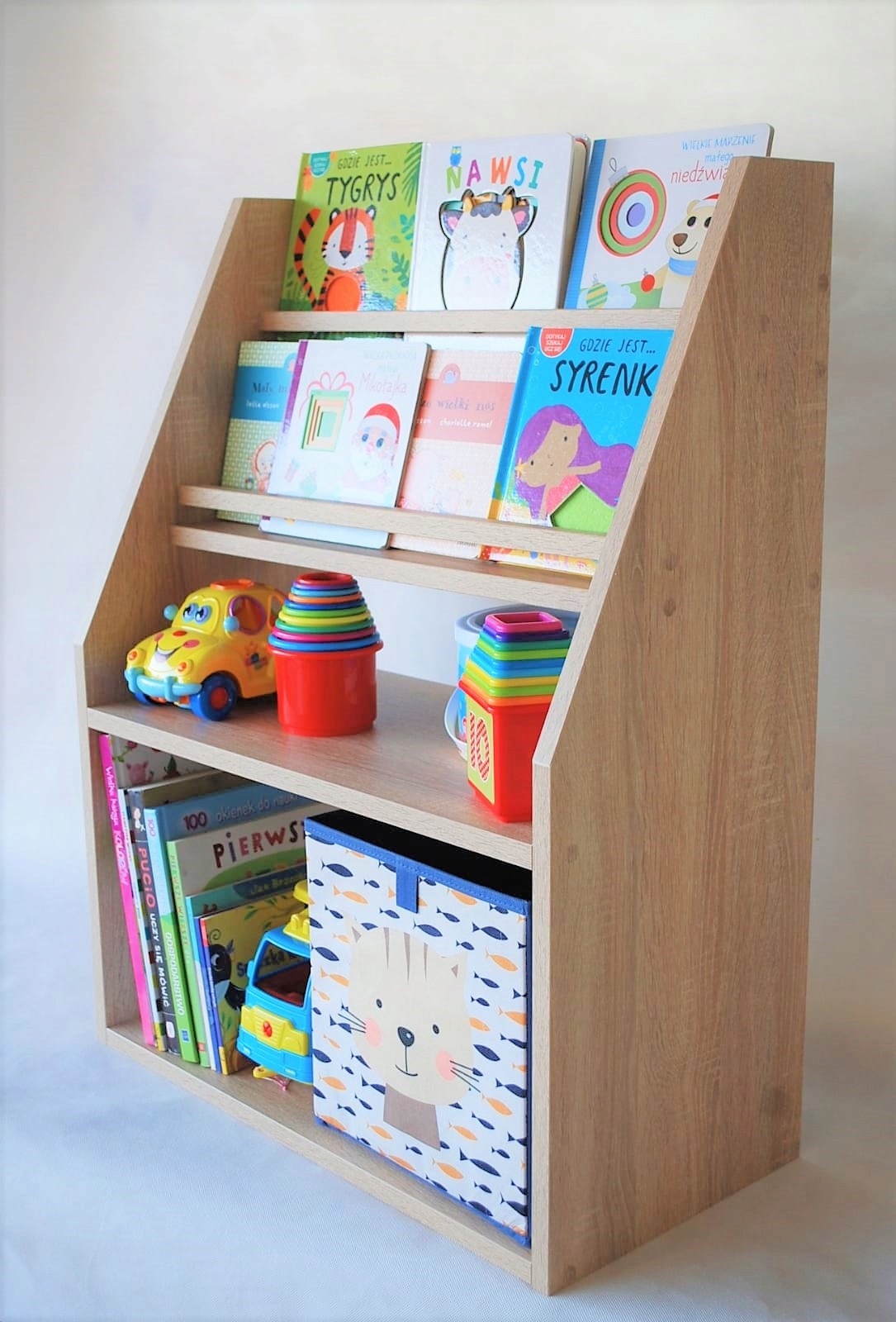 

Regał Półka Biblioteczka na Książki Dzieci Plecy