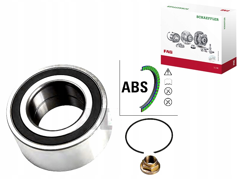 Ložisko Kola Rover Přední 75 Fag Asistent Kolize #34