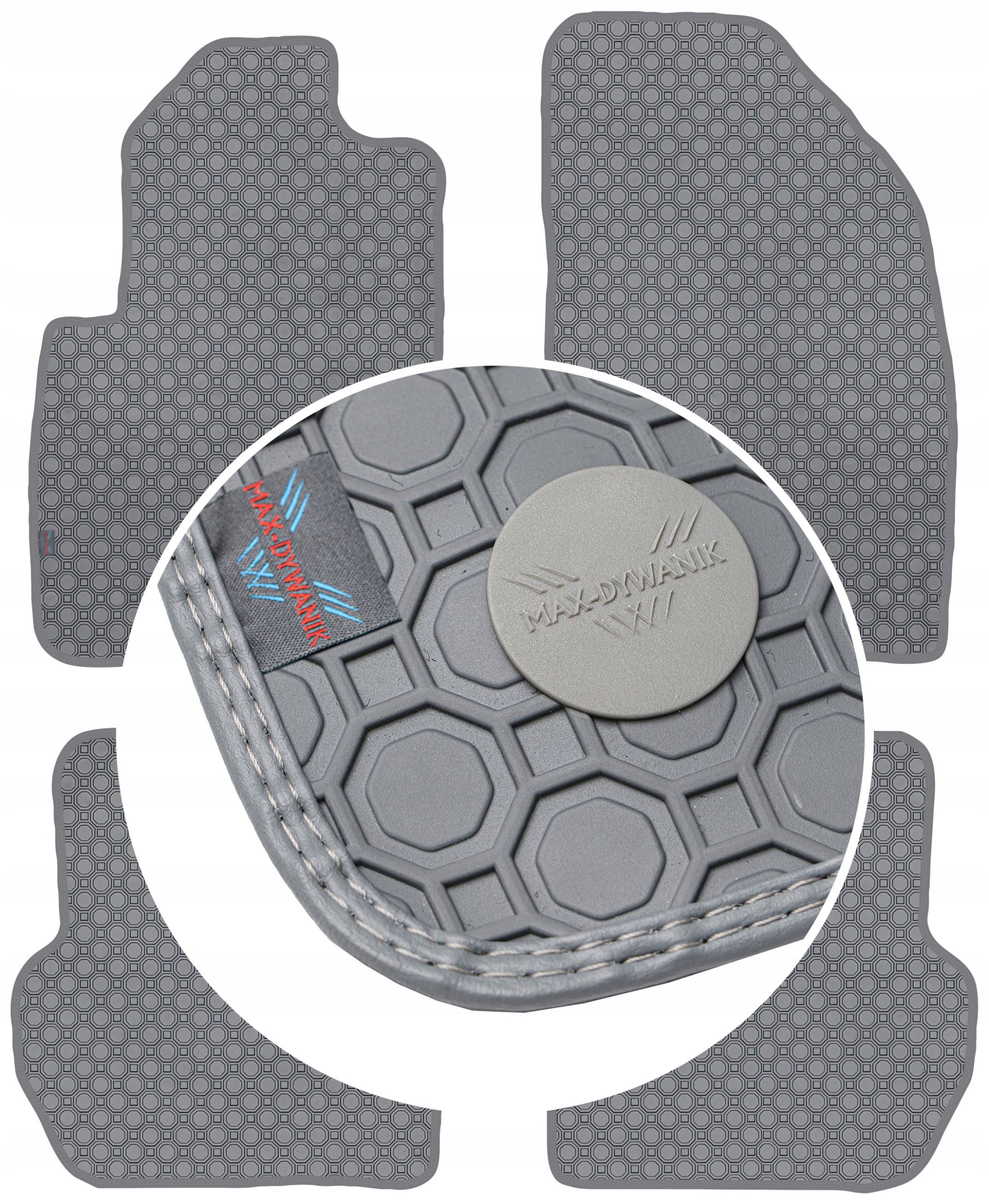 Ford Fiesta MK5 2005-2008 Koberce Popielate