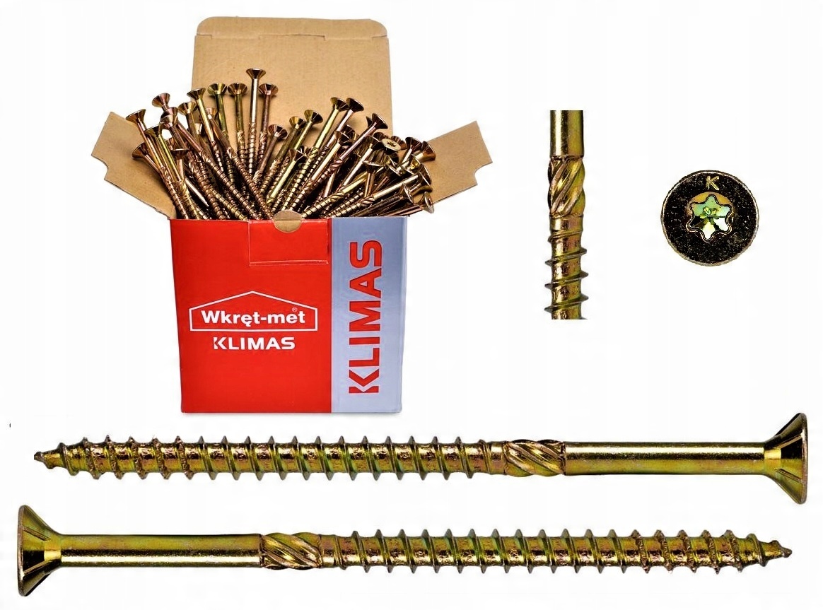 

Wkręty Ciesielskie Do Drewna 4X45 Torx 300szt