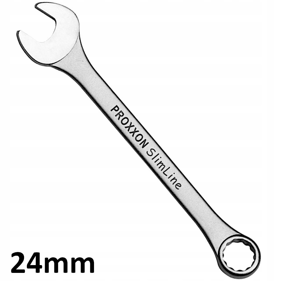 Proxxon Klucz płasko oczkowy 24mm stalowy CrV SlimLine mocny solidny 23924