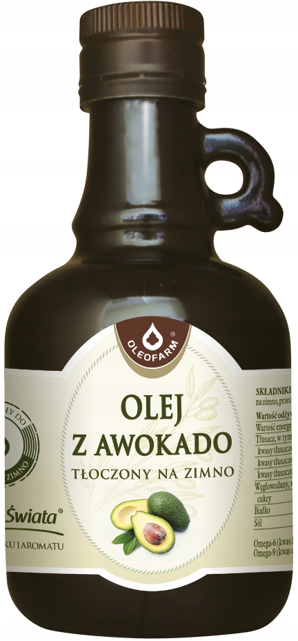 

Oleofarm 100% Olej z awokado tłoczony na zimno 250