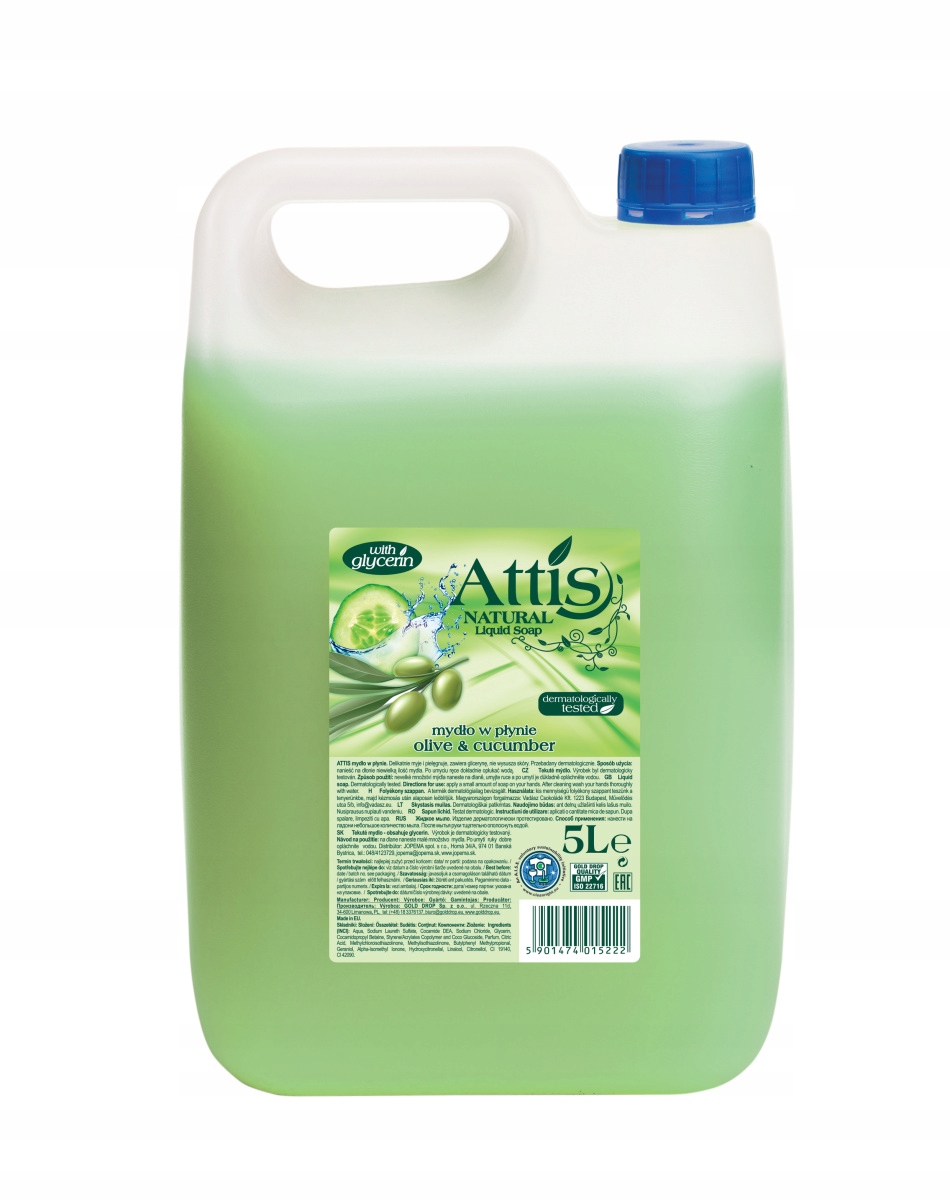 

Mydło W Płynie 5L Attis Olive & Cucumber