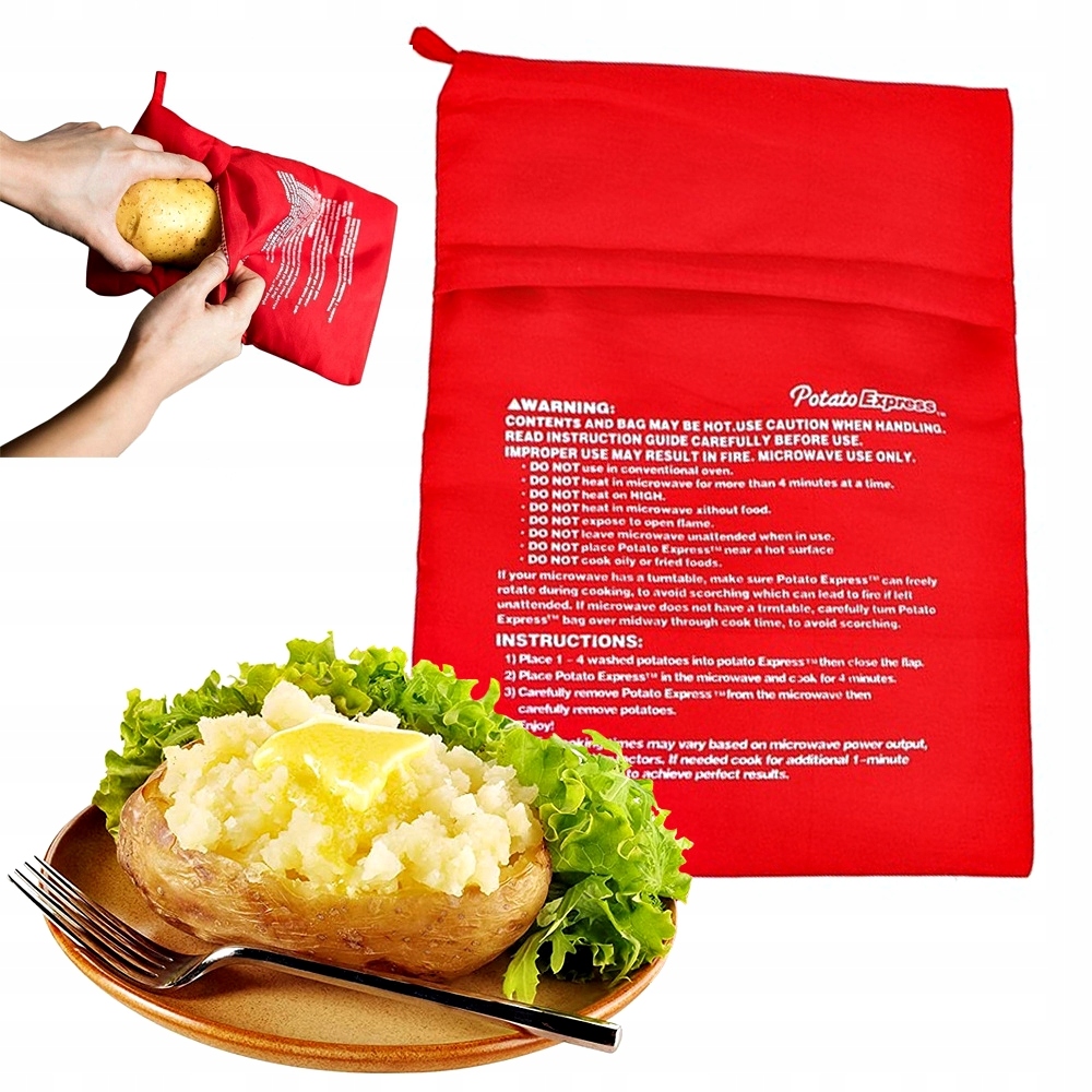 RĘKAW KIESZEŃ DO PIECZENIA ZIEMNIAKÓW W 4 MINUTY