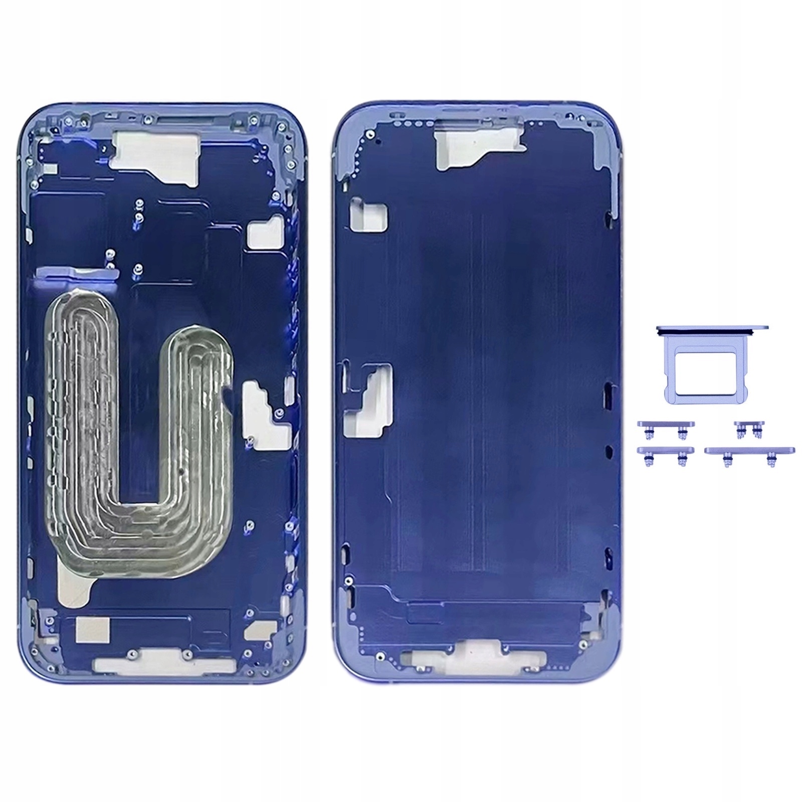 Obudowa Korpus Middle Frame Ramka Do Apple iPhone 16 Plus Ultramaryna Blue