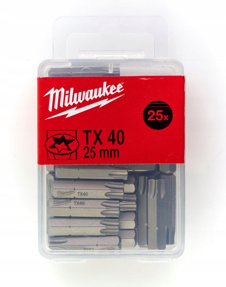 

Milwaukee Bit Profesjonalny TX40 25MM 25 Szt