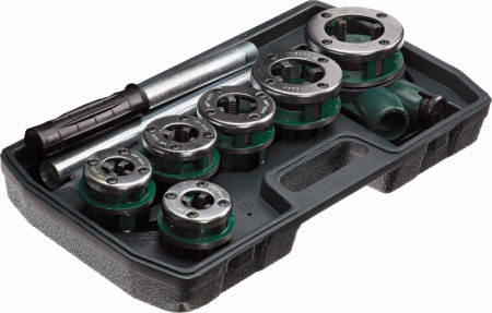 Závitníky na rúry 9 prvkov 1/4 x 1.1/4“ Stalco S-20947 Nástroje Na Rúry