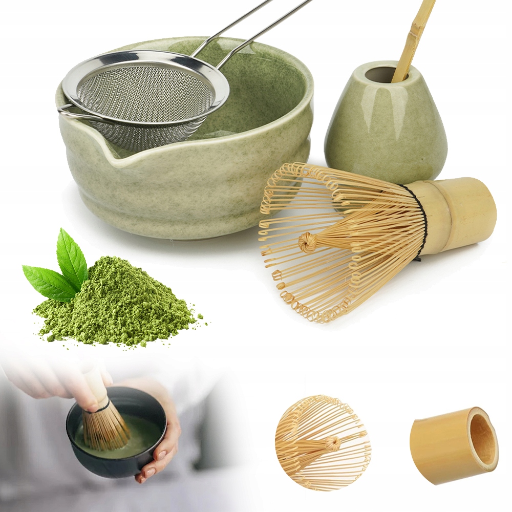 5-DÍLNÁ Sada Matcha Set S Matcha Lžící Miska Matcha Tea Sada