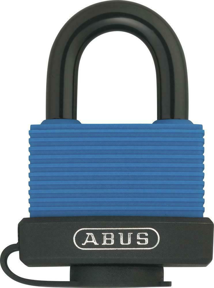 Visací Zámek Abus Mosazný S Plastovým Povrchem 70IB/50 55MM Modrý