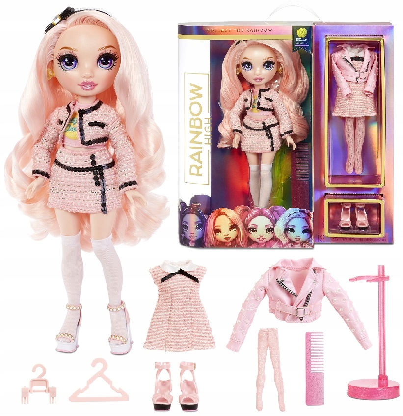 

Rainbow High Fashion Doll- Różowa 570738