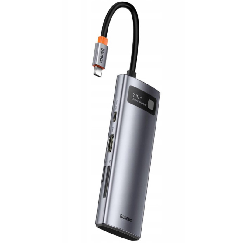 

Adapter Baseus Hub, Usb-a, Hdmi, Usb-c, Micro Sd