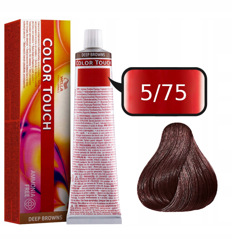 WELLA COLOR TOUCH FARBA 60ml 5/75