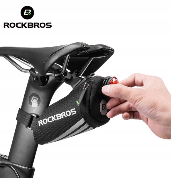 

Torba na rower na tył Rockbros z odblaskiem 0,2 l