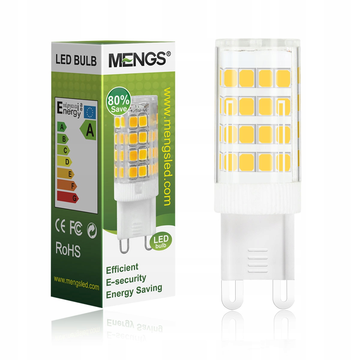 

Żarówka Led G9 5W=40W Biały Ciepły Mengs
