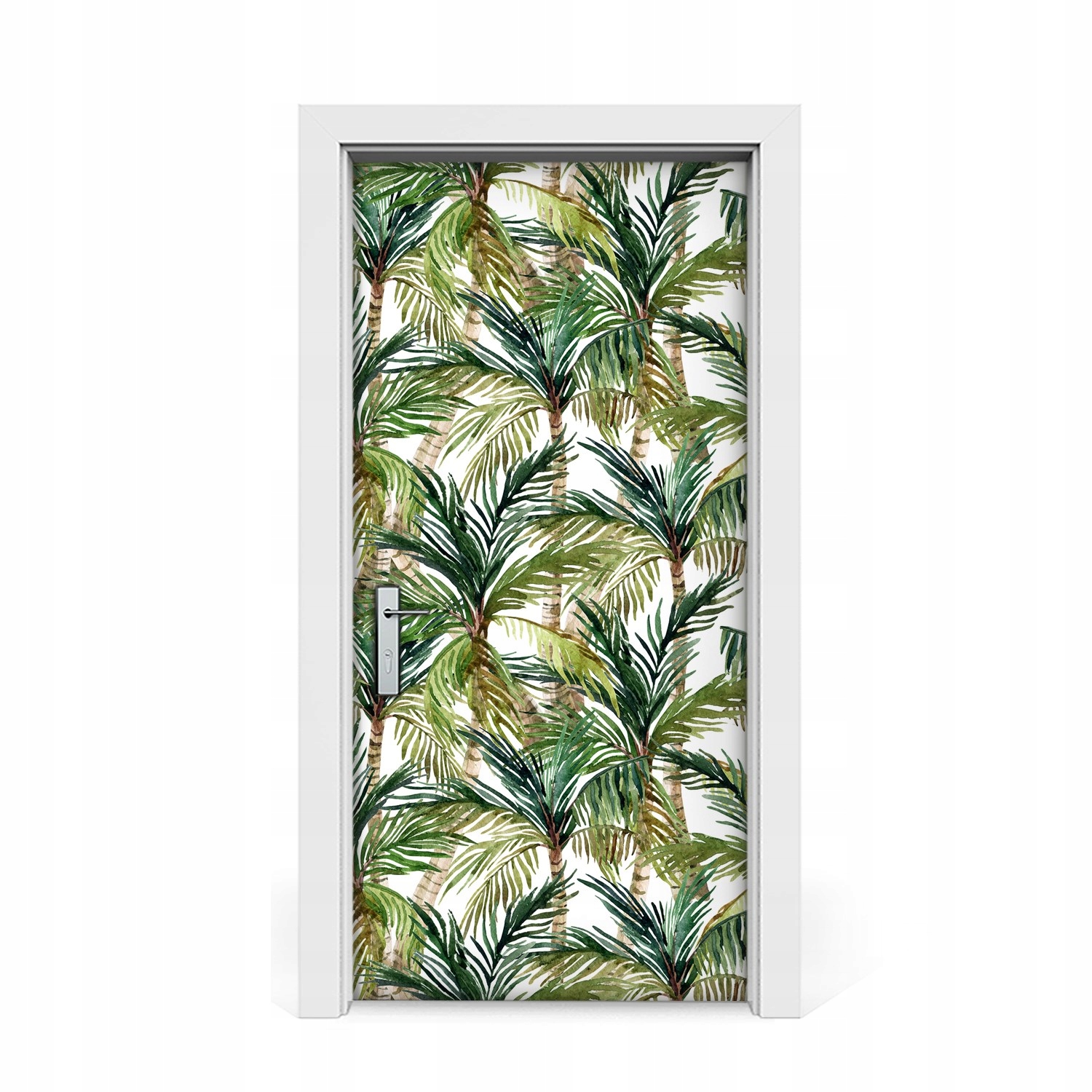 

Naklejka na drzwi okleina Palmy 95x205