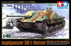 Jagdpanzer 38(t) Hetzer (střední výroba) 1:48 Tamiya 32511
