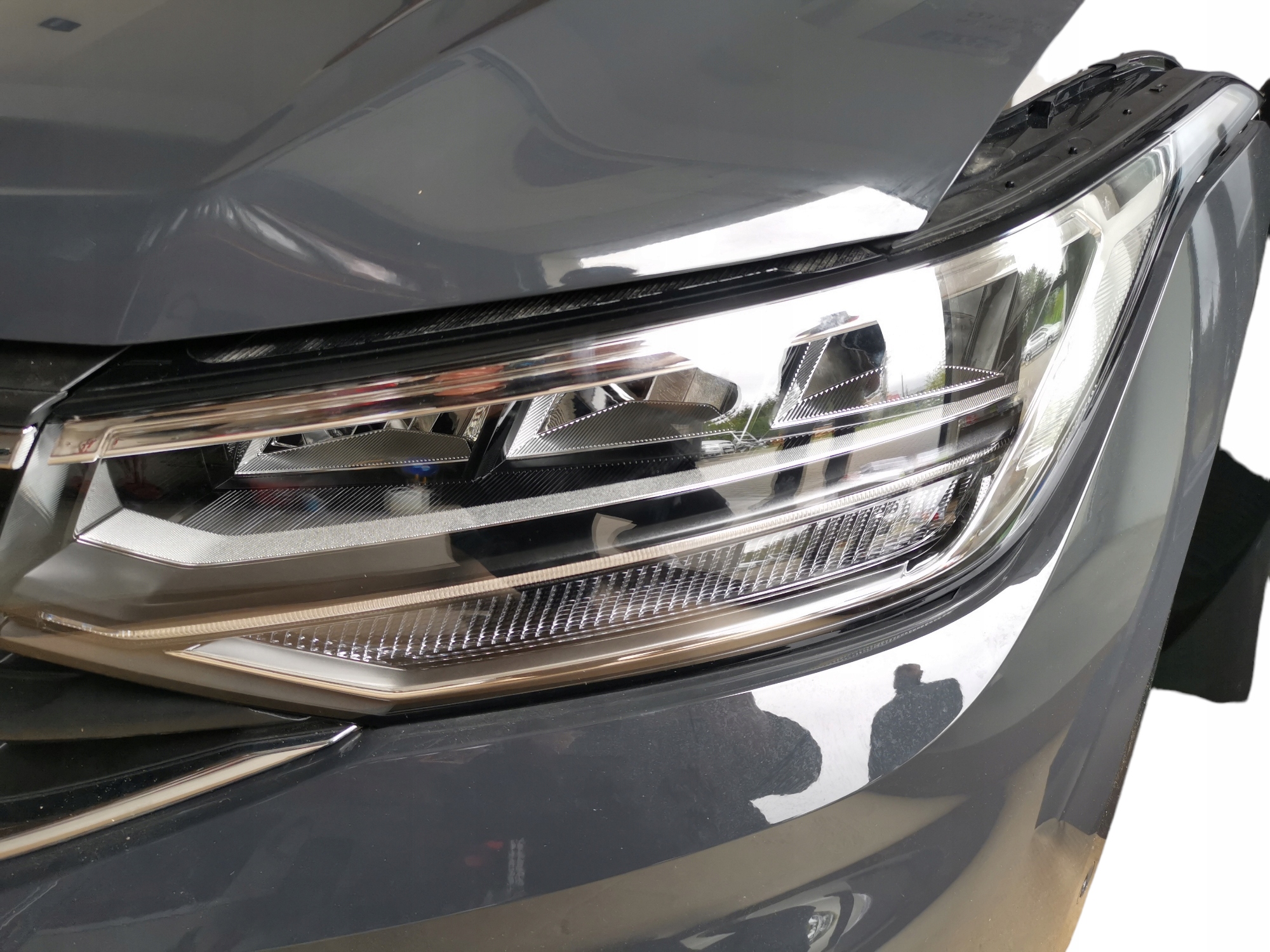 GD TIGUAN II LIFT LI7F PRZÓD MASKA BŁOTNIKI ZDERZAK LAMPY FULL LED Kolor szary