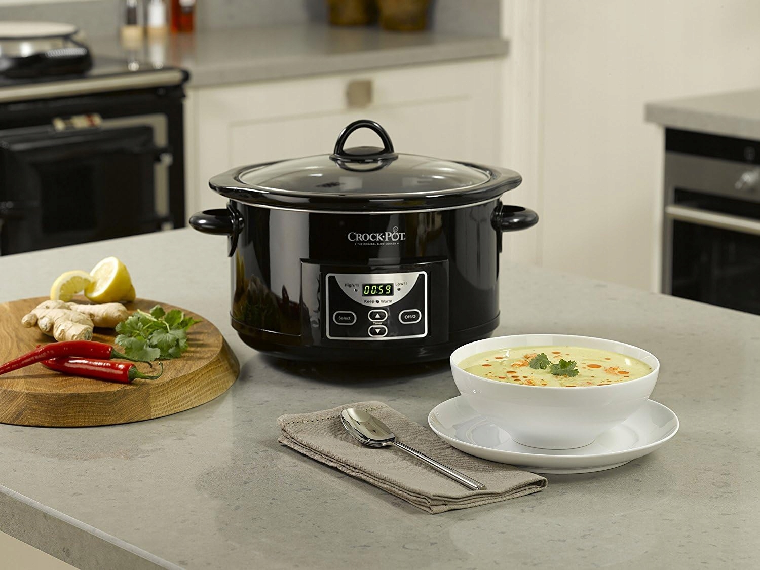 CROCK-POT WOLNOWAR SCCPRC507B-050 4,7L 220W czarny Moc 220 W
