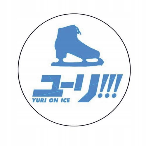 Przypinka Anime Yuri on Ice logo 58 mm