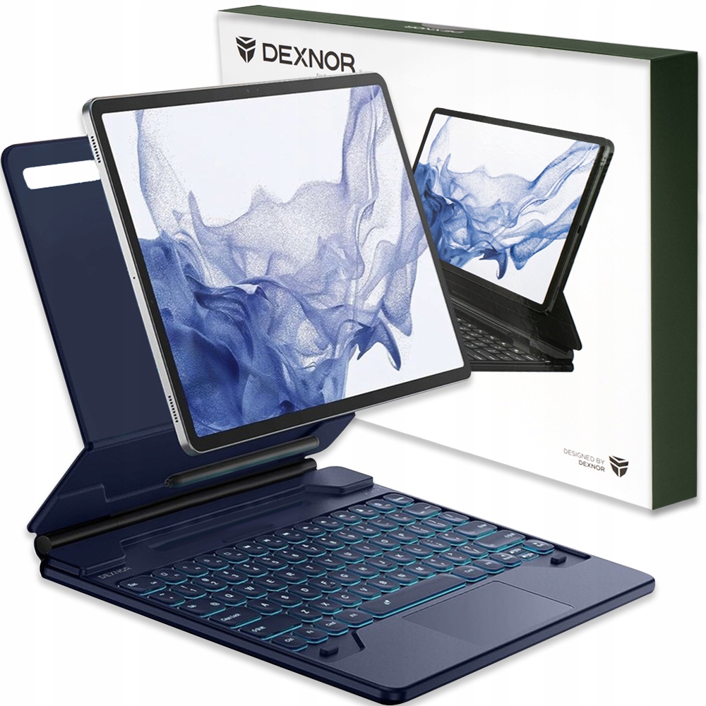 Pouzdro S Klávesnicí Pro Galaxy Tab S7+/S7 FE/S9+/S8+/S9 FE+/S9+/S10+