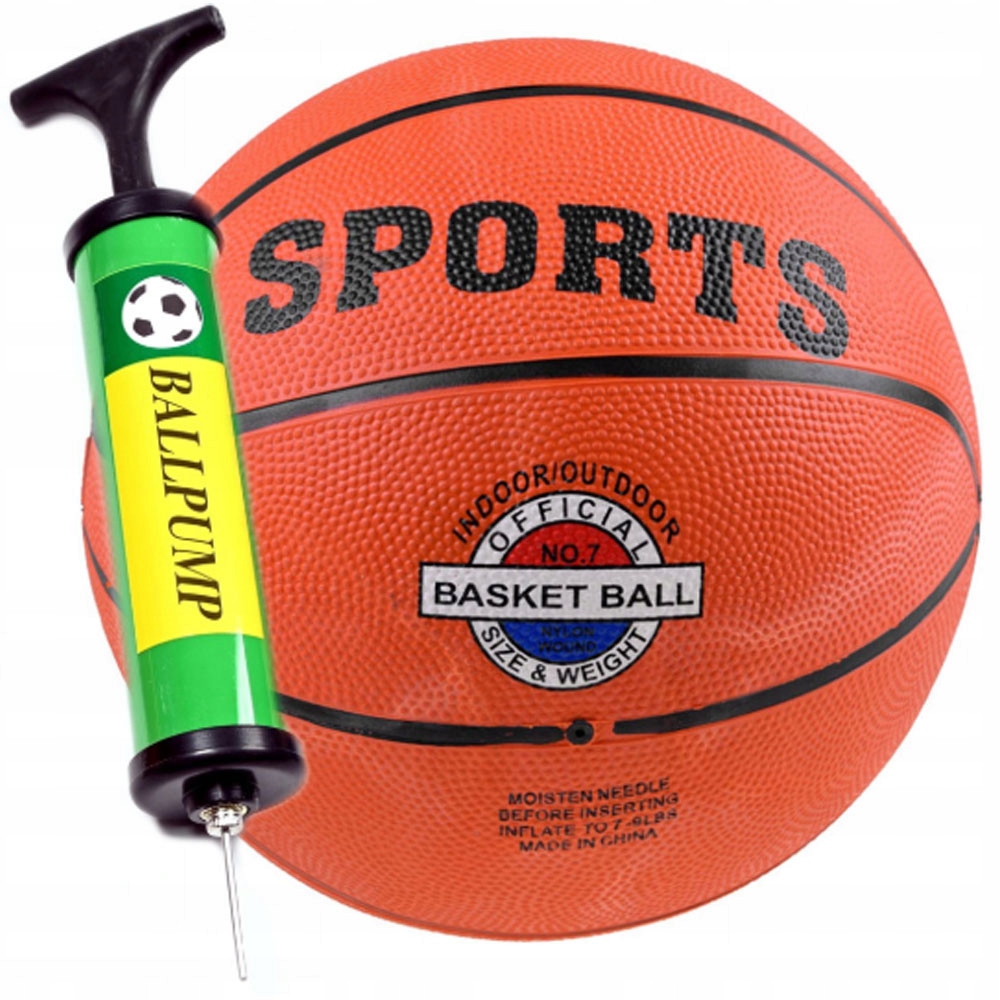 Piłka Do Gry W Kosza Koszykówki Treningowa Meczowa Basket Ball 7" Pompka