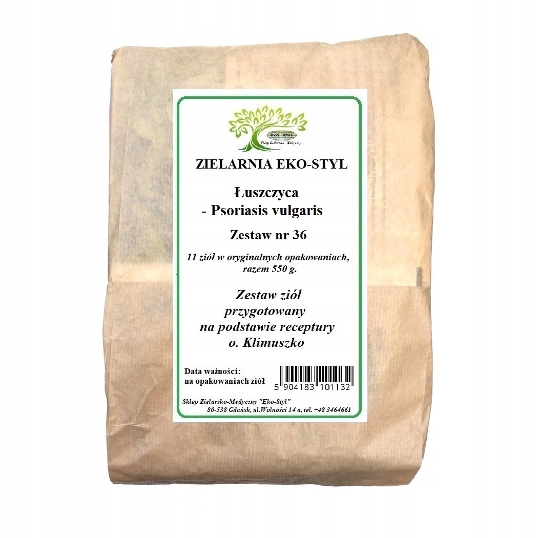 Łuszczyca /nr 36-Zioła Eko-Styl /wg O.Klimuszko