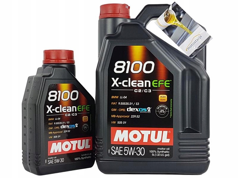 

Motul 8100 X-clean Efe 5W30 MB229.52 LL-04 Gm 6L