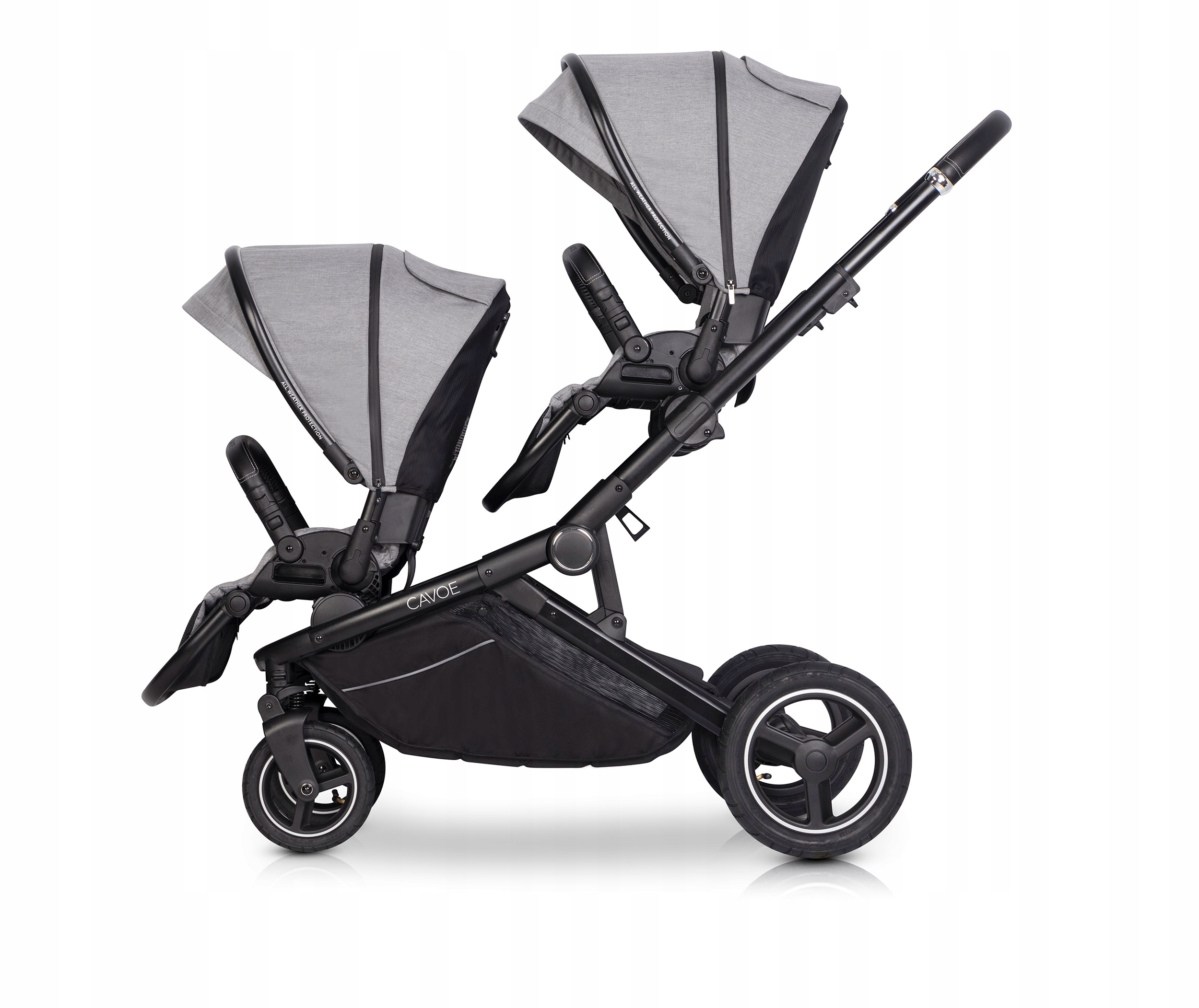 Koła Pompowane Do Wózka Dla Bliźniaków Rok Po Roku AVEC Cavoe Komplet Frost Średnica kół (cale) 11.4