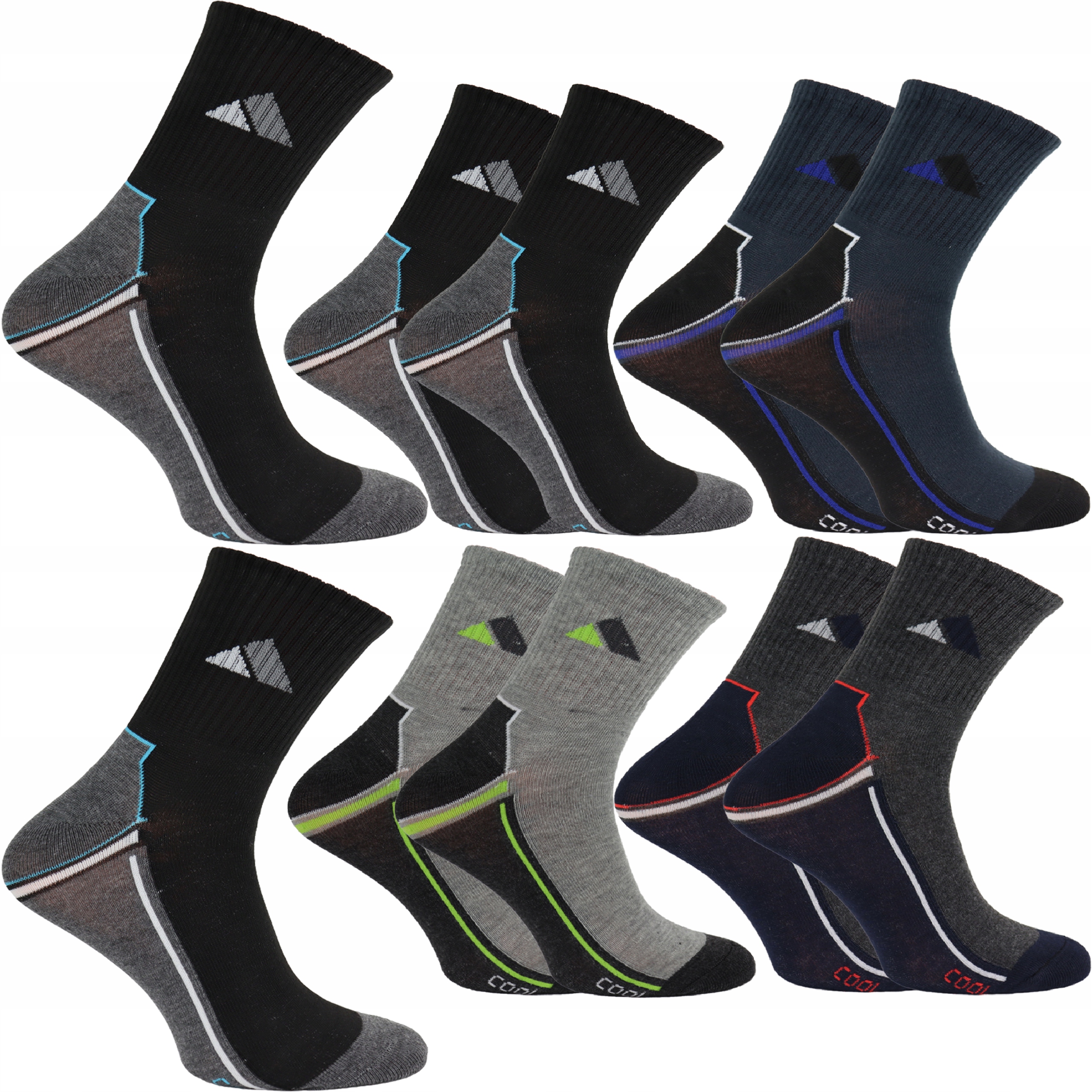 

5x Skarpety Skarpetki Długie Bawełniane #39-43