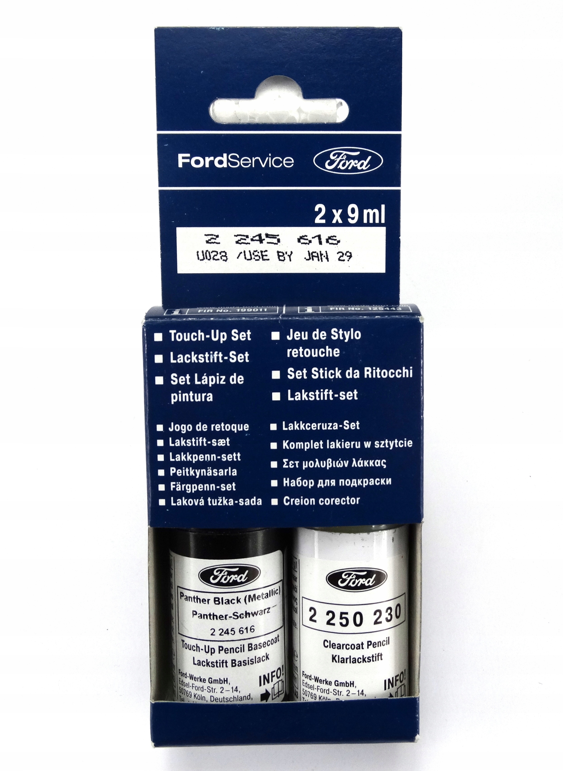 Zestaw Do Poprawek Lakier Do Zaprawek 2 X 9ML /różne Oryginał Ford