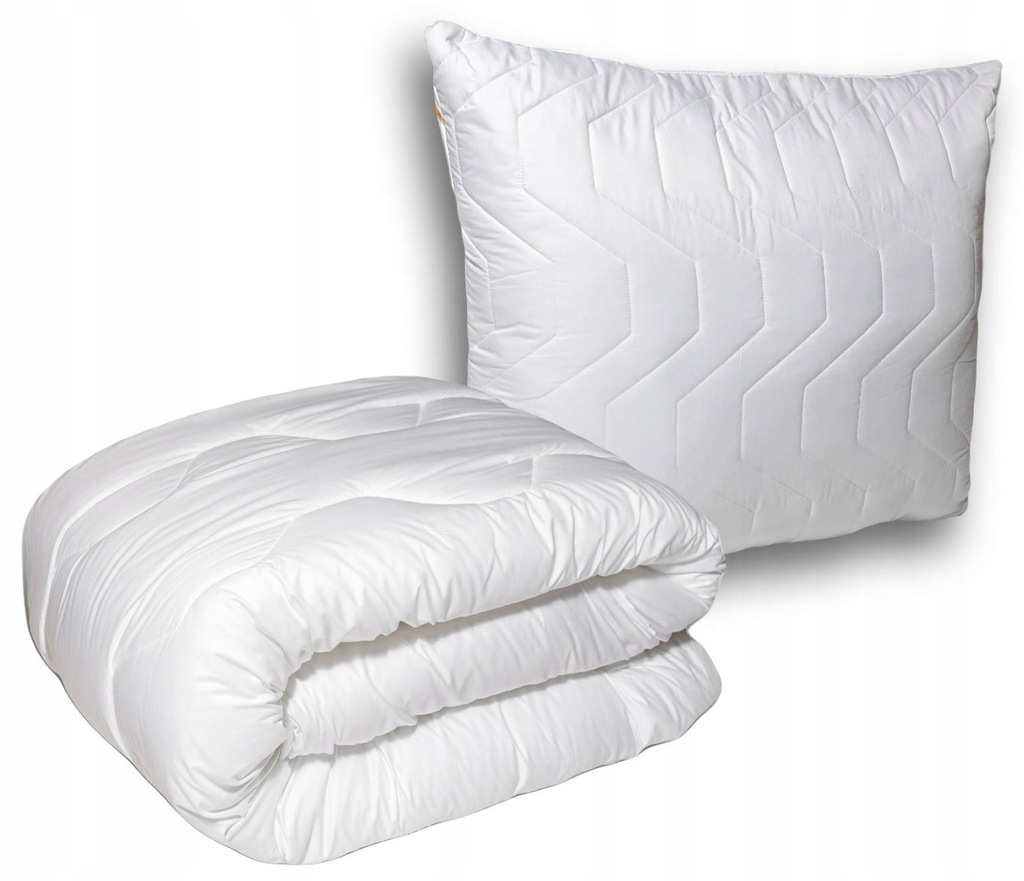 Přikrývka a polštář 180x200 70x80 antialergická celoroční sada