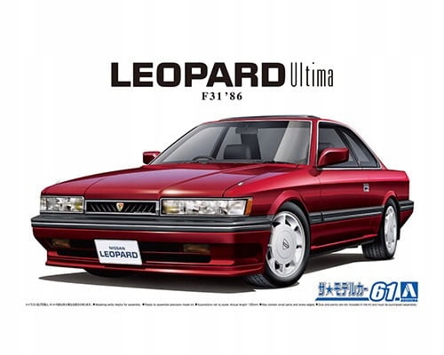 Nissan Leopard Ultima 3.0 UF31 '86 1:24 Aoshima 061091
