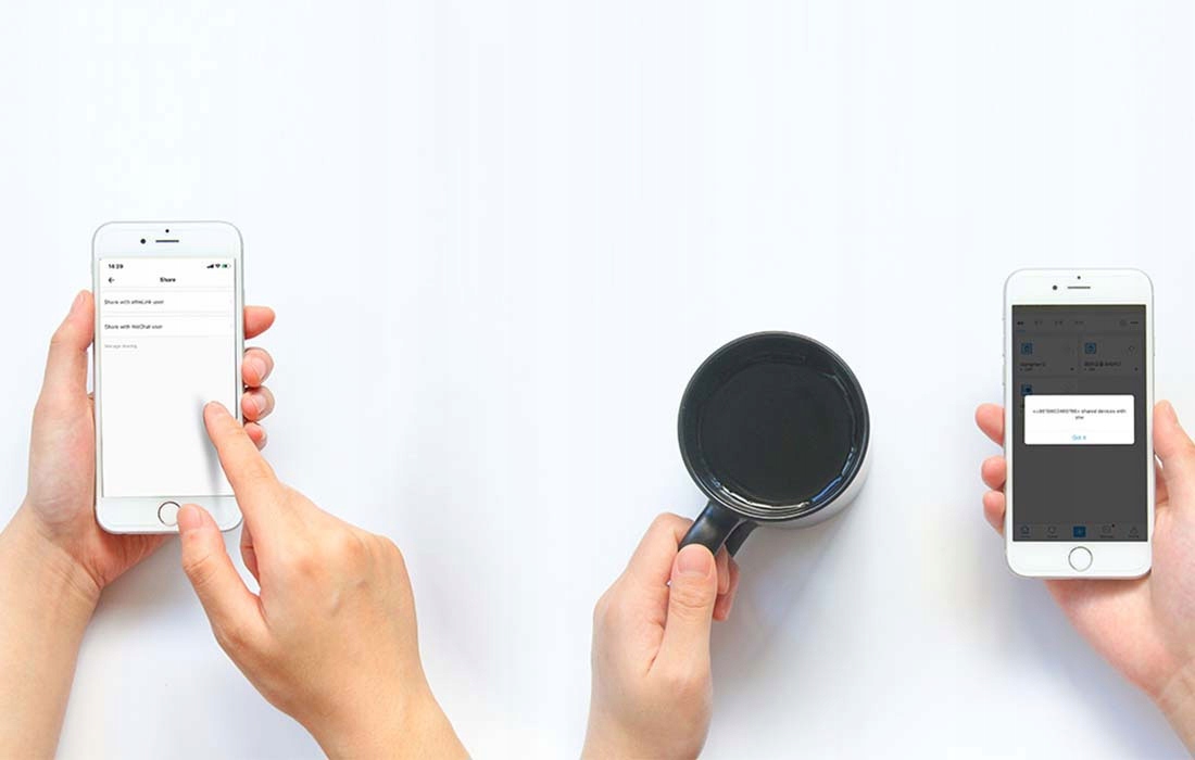 Inteligentne gniazdko WiFi Sonoff Android iOS Komunikacja WiFi