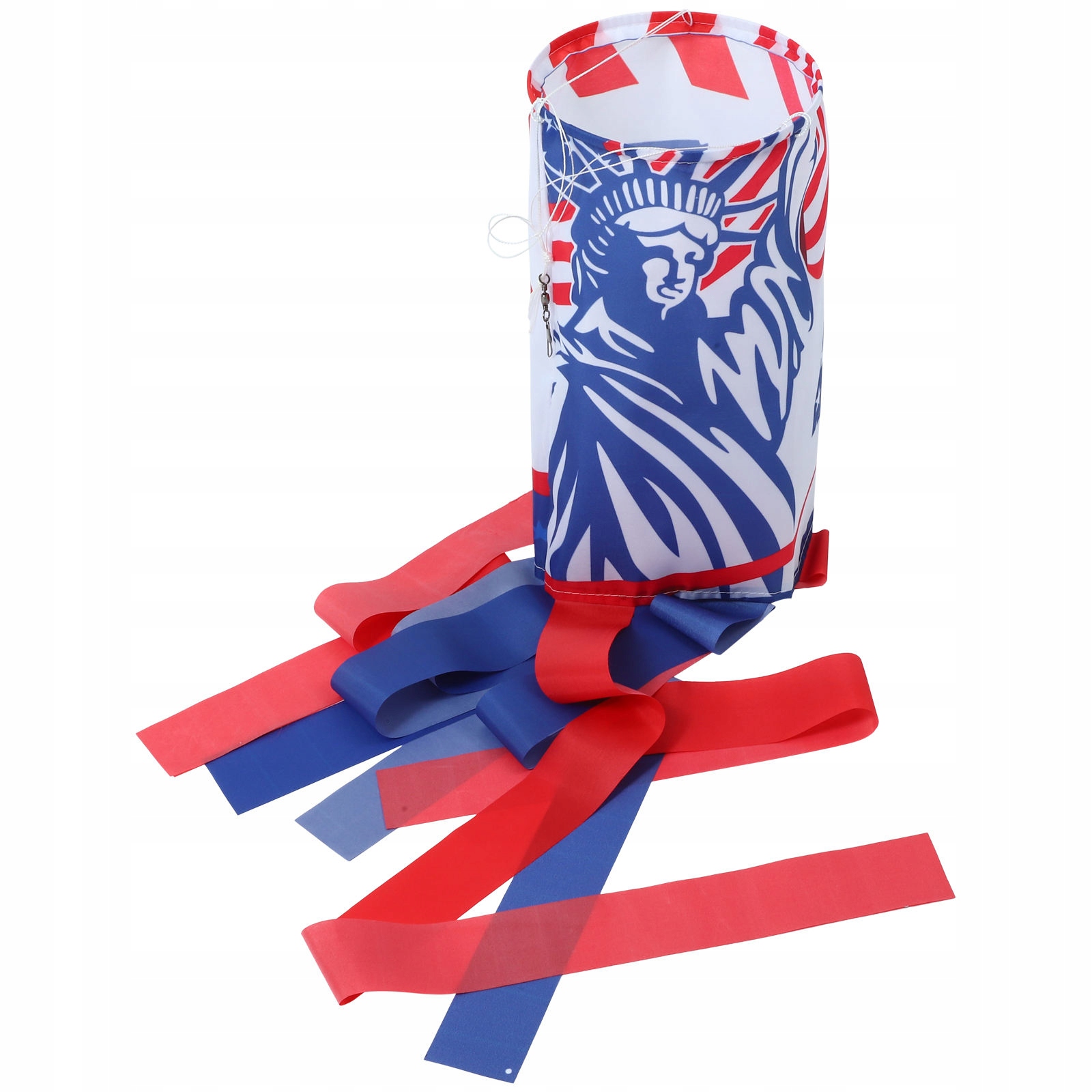 Lekki wiatrowskaz z flagą Usa, idealny na patriotyczne imprezy