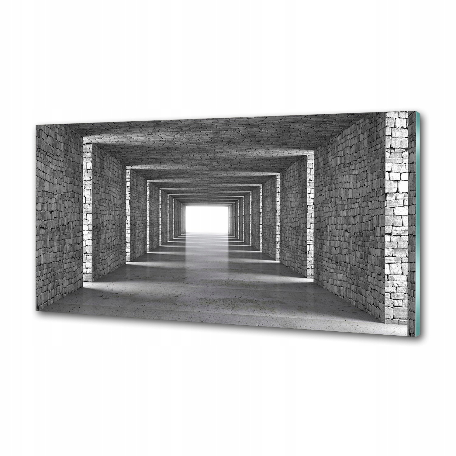 Panel do kuchyně Tunel z cihel 100 x 50 cm Lepidlo