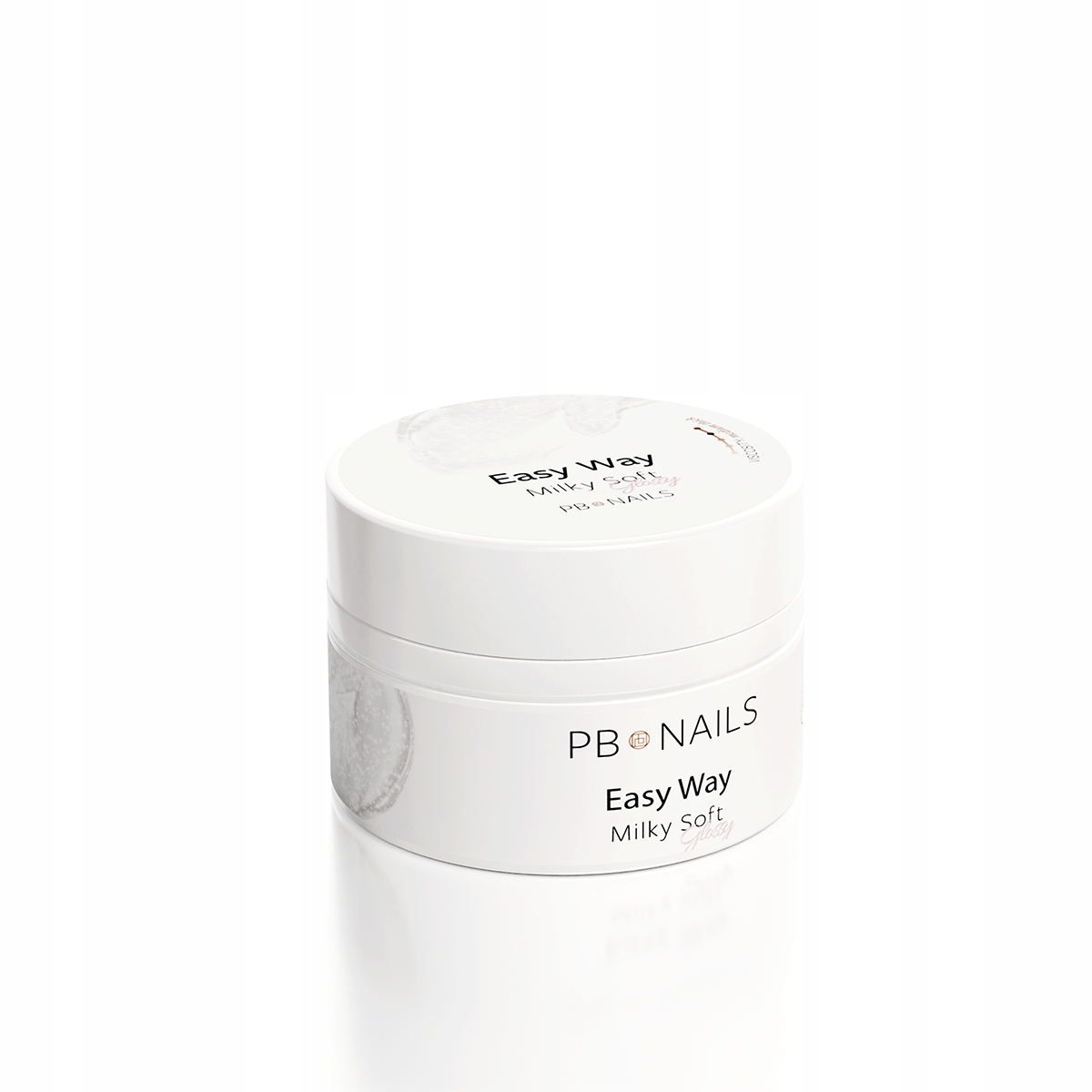 Stavební gel s částečkami Pb Nails Easy Way Milky Soft Glossy 50 g